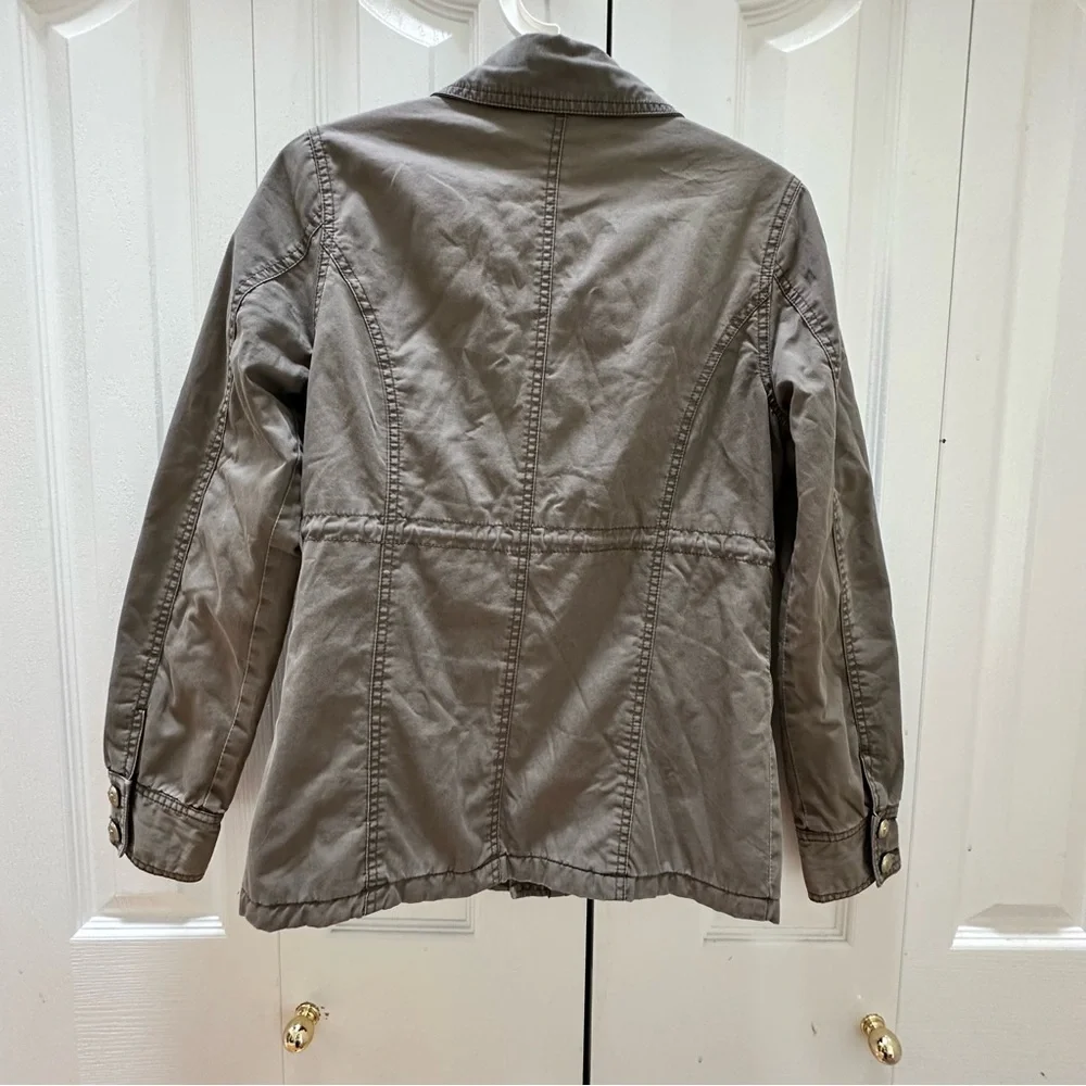 Women's Military Style Jacket in Green S - Picture 2 of 13